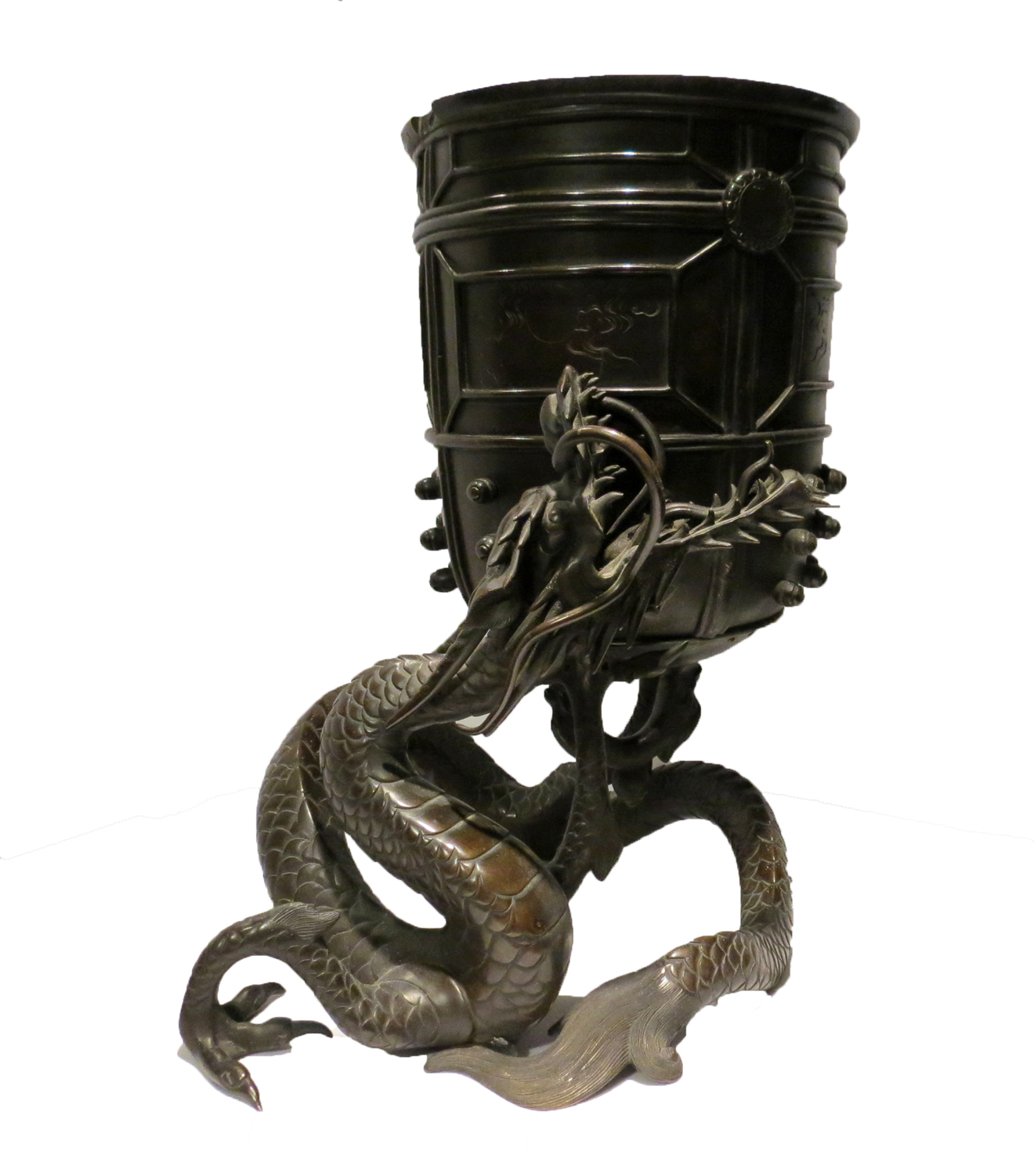 Antique Japanese Usubata Ikebana Vase Modernism